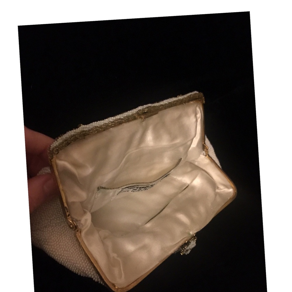 1920s Altman et Fils mint* glass beaded bag - Picture 6 of 8